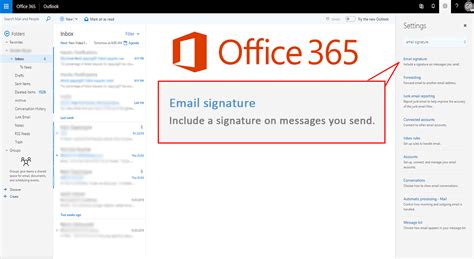 cannot create a signature in outlook 365.